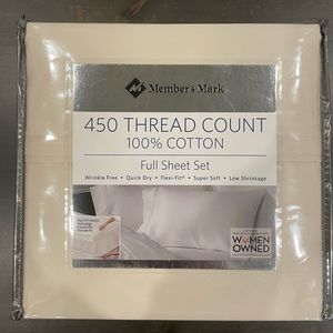 Cream New Member’s Mark Sheets - Full